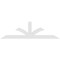 Ekena Millwork Richland Architectural Grade PVC Gable Bracket, 72"W x 21"H x 2"D x 4"F, 7/12 Pitch GBP072X21X0204RIC00 - alternate 5